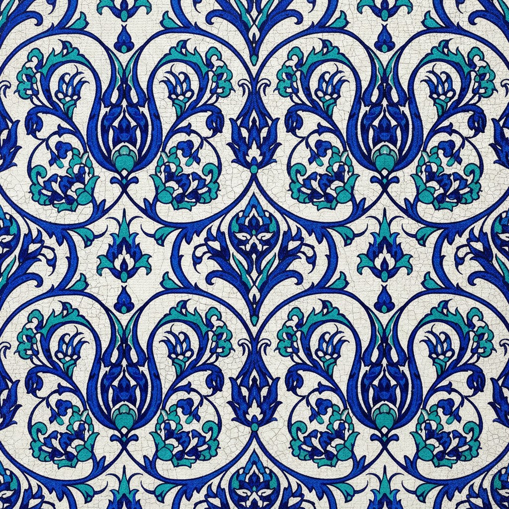 Mavi Seramik — Canvas baskı 50×70 cm