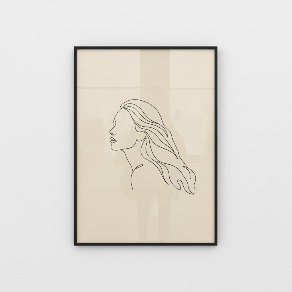 Minimal Portre — Poster baskı